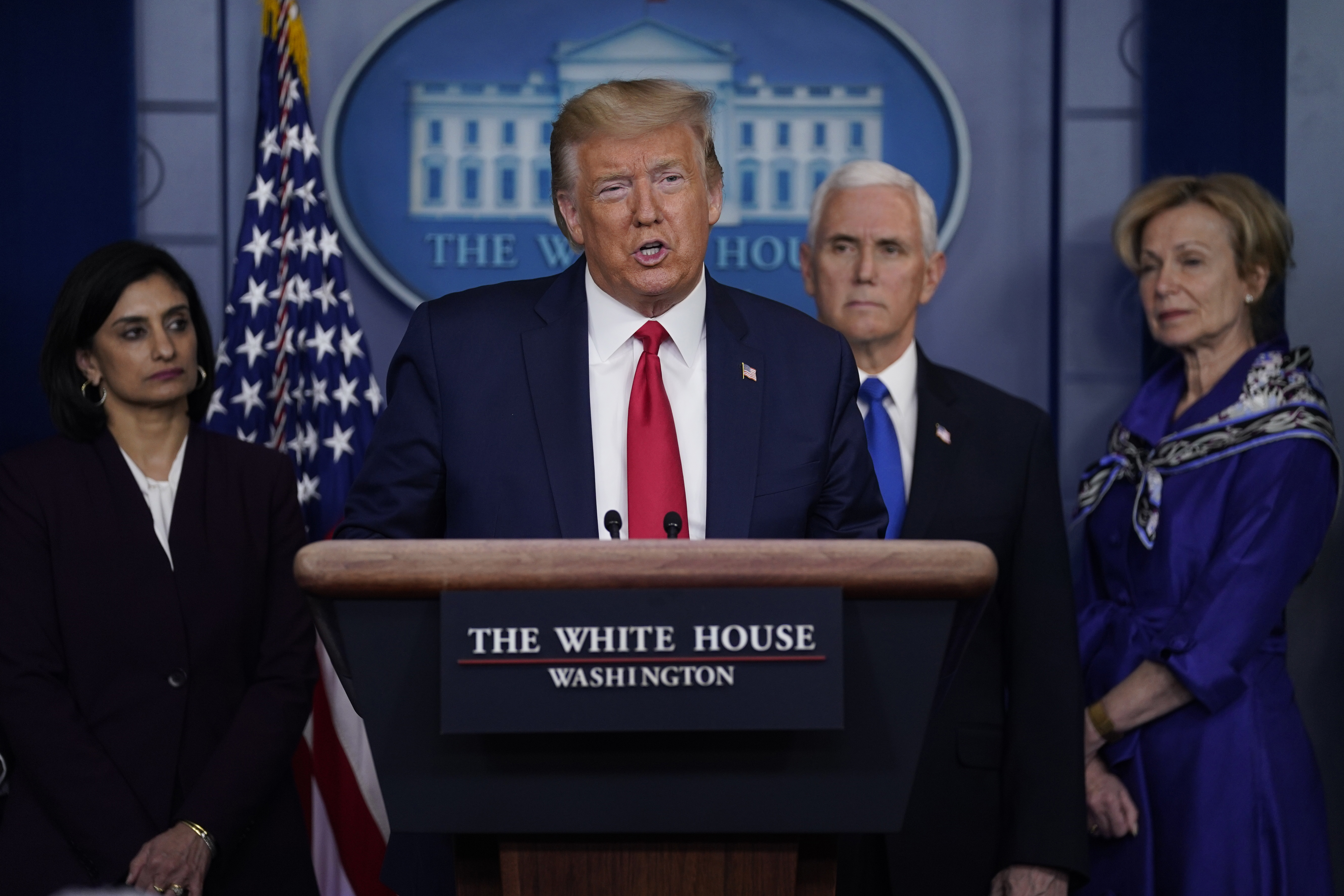Trump promises to reopen country 'very soon,' will prohibit hoarding of medical supplies