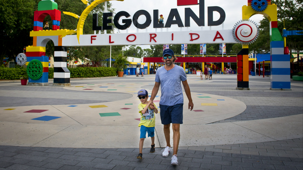 Dieter Deussen and son Julian visit LEGOLAND Florida