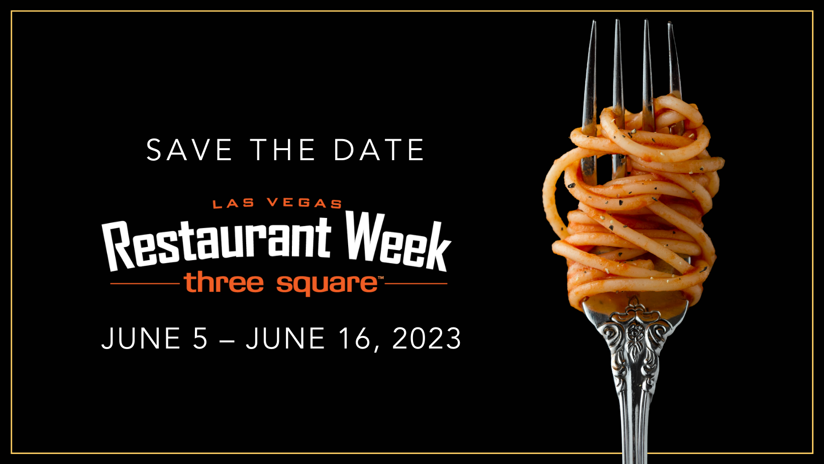 2023 Las Vegas Restaurant Week poster