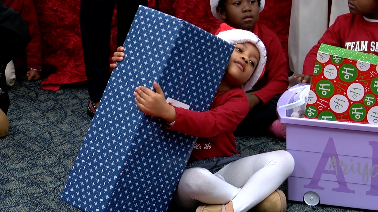One headstart student was really excited about their gift