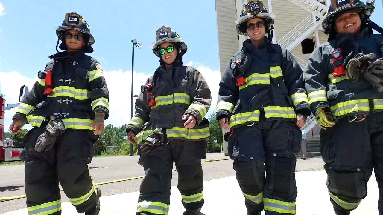 Lady firefighters