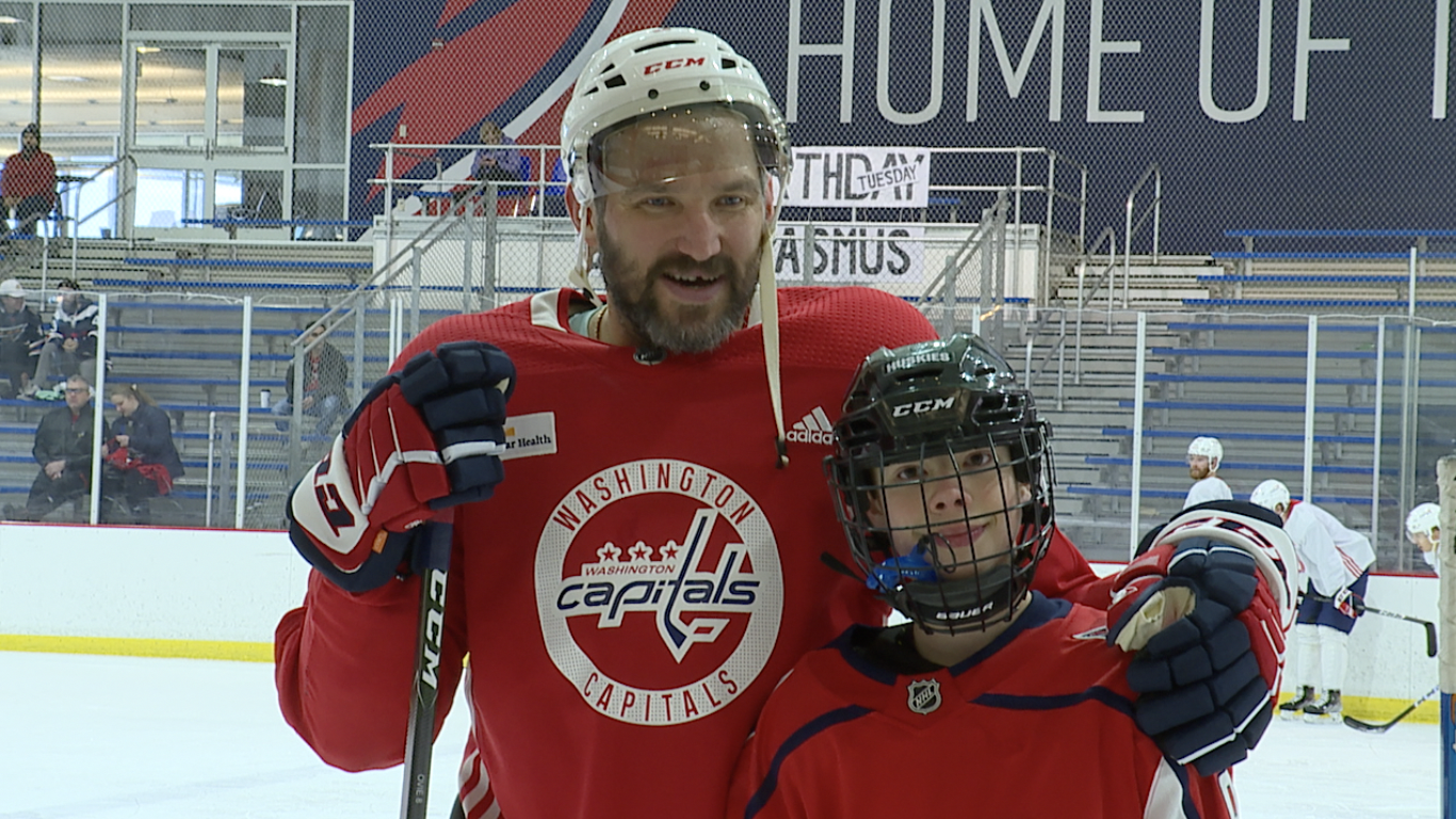 Alex Ovechkin and Nate Wessel