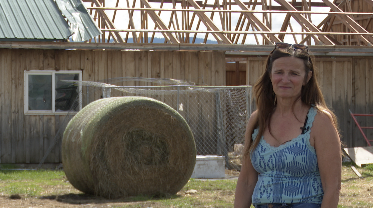 Donna Coffman and her barn