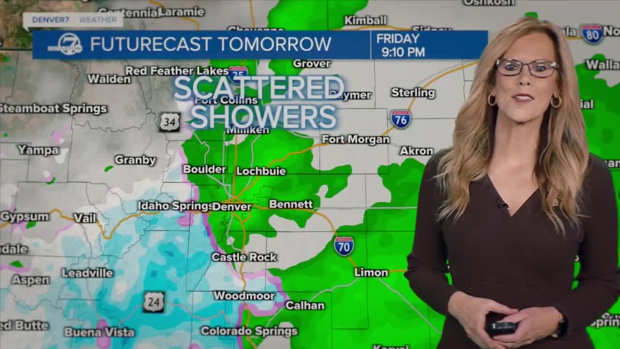 Rain heading to Denver