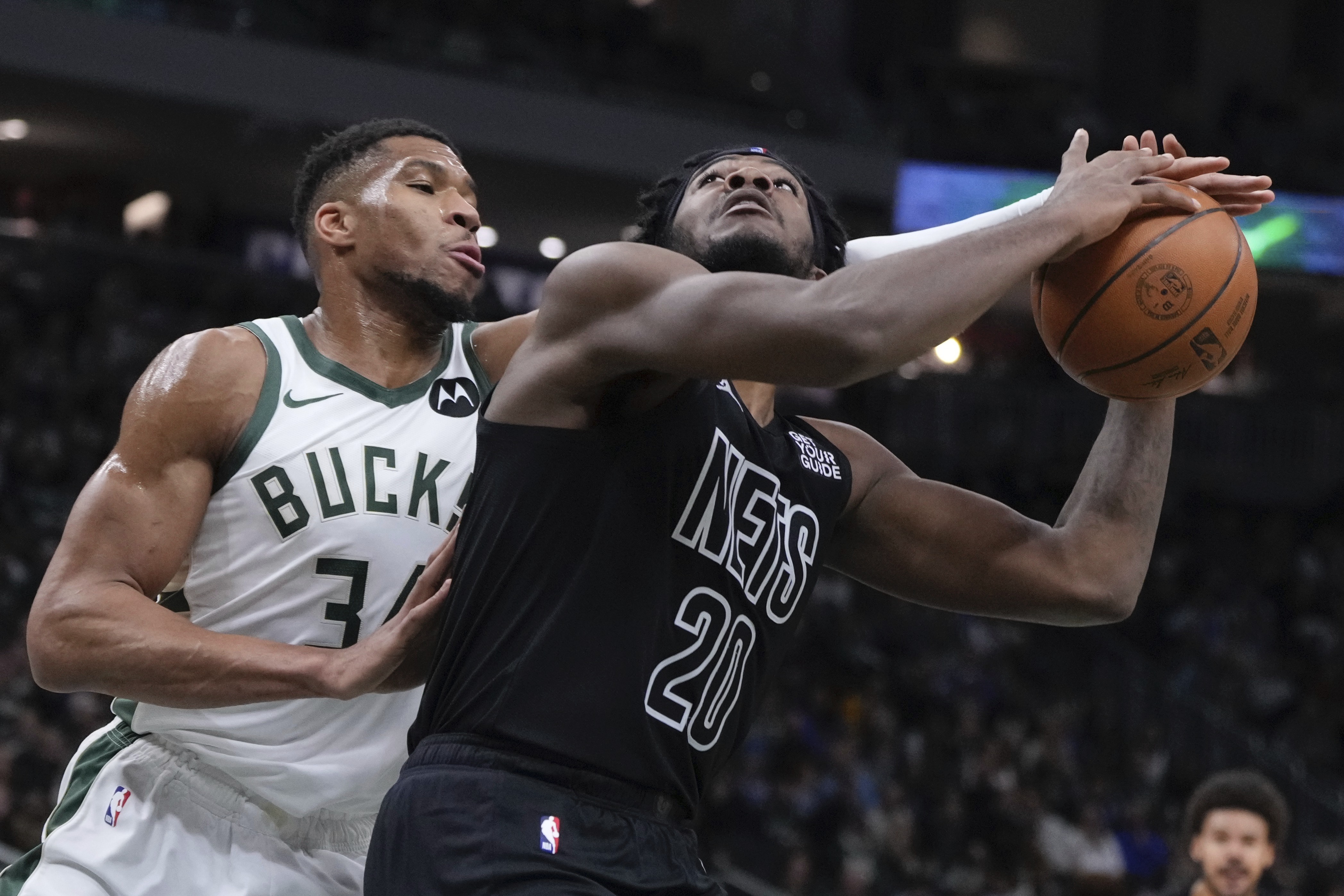 Nets Bucks Basketball