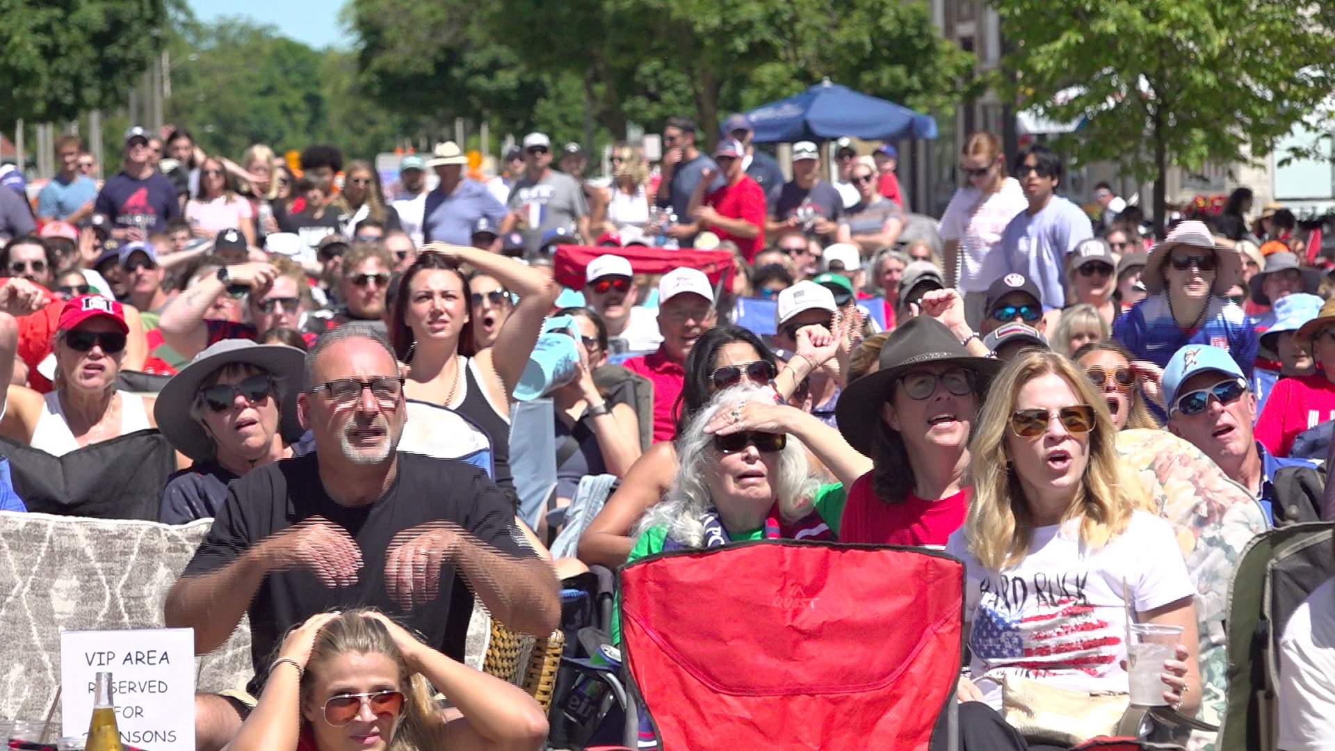 Fans celebrate United States World Cup win over Australia