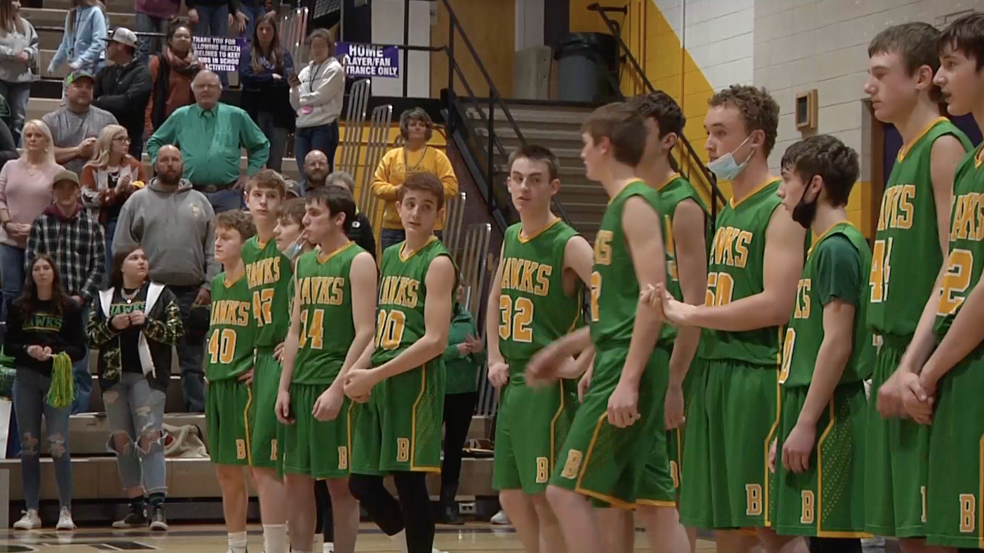 Broadus boys basketball team
