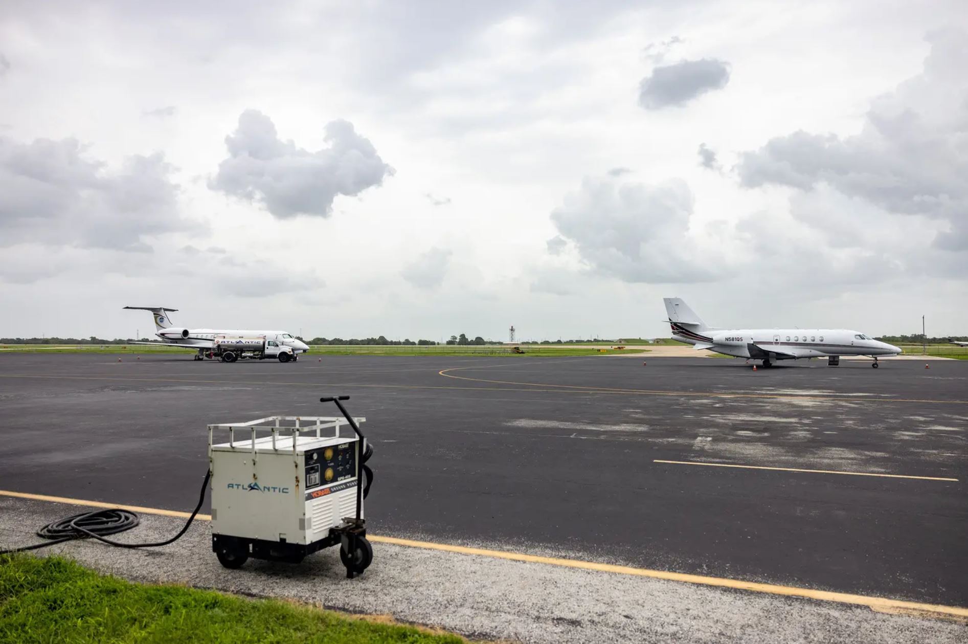 Planes stationed at Austin-Bergstrom International Airport on July 12, 2021..JPG