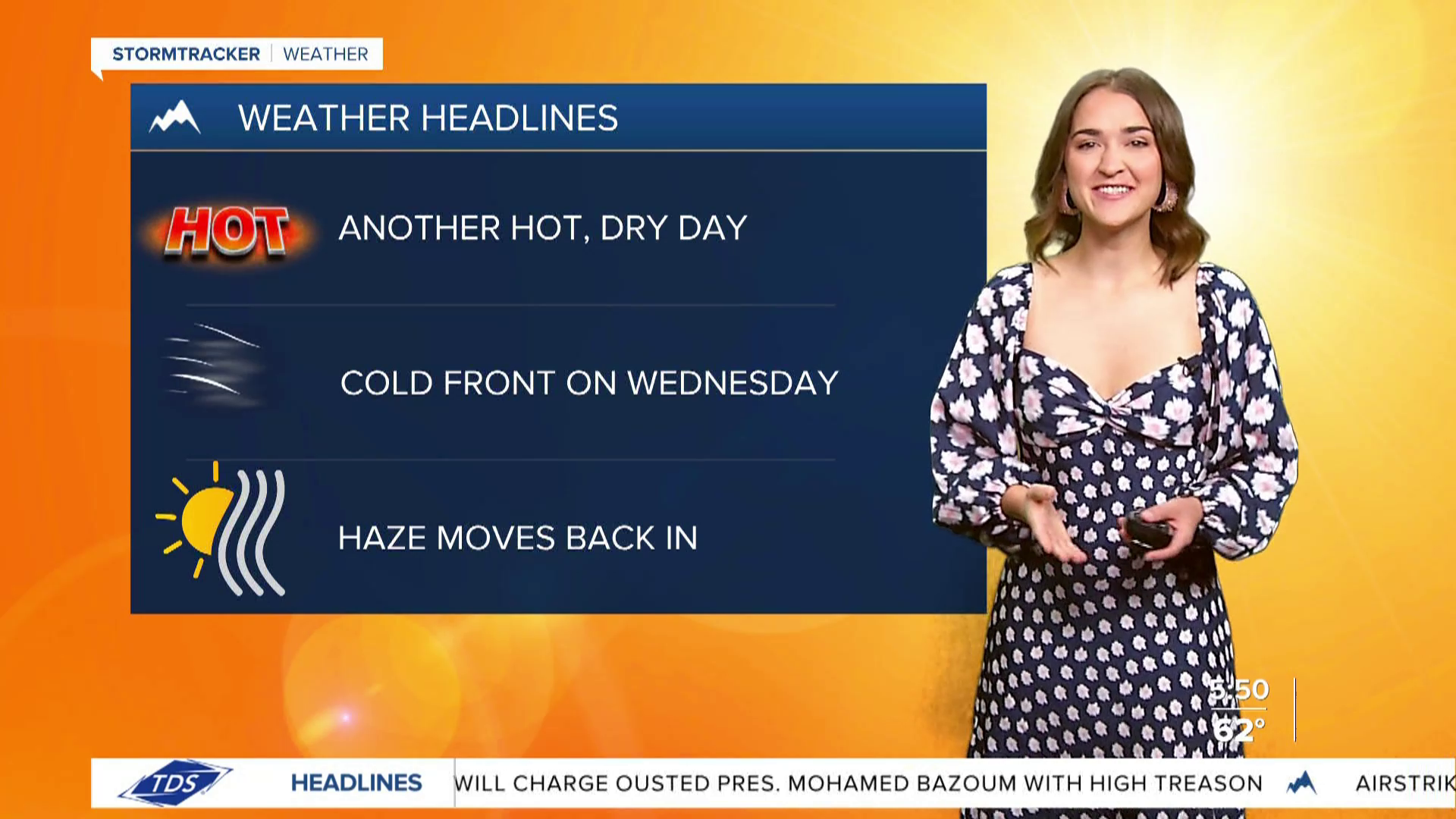 Hot, sunny, and dry