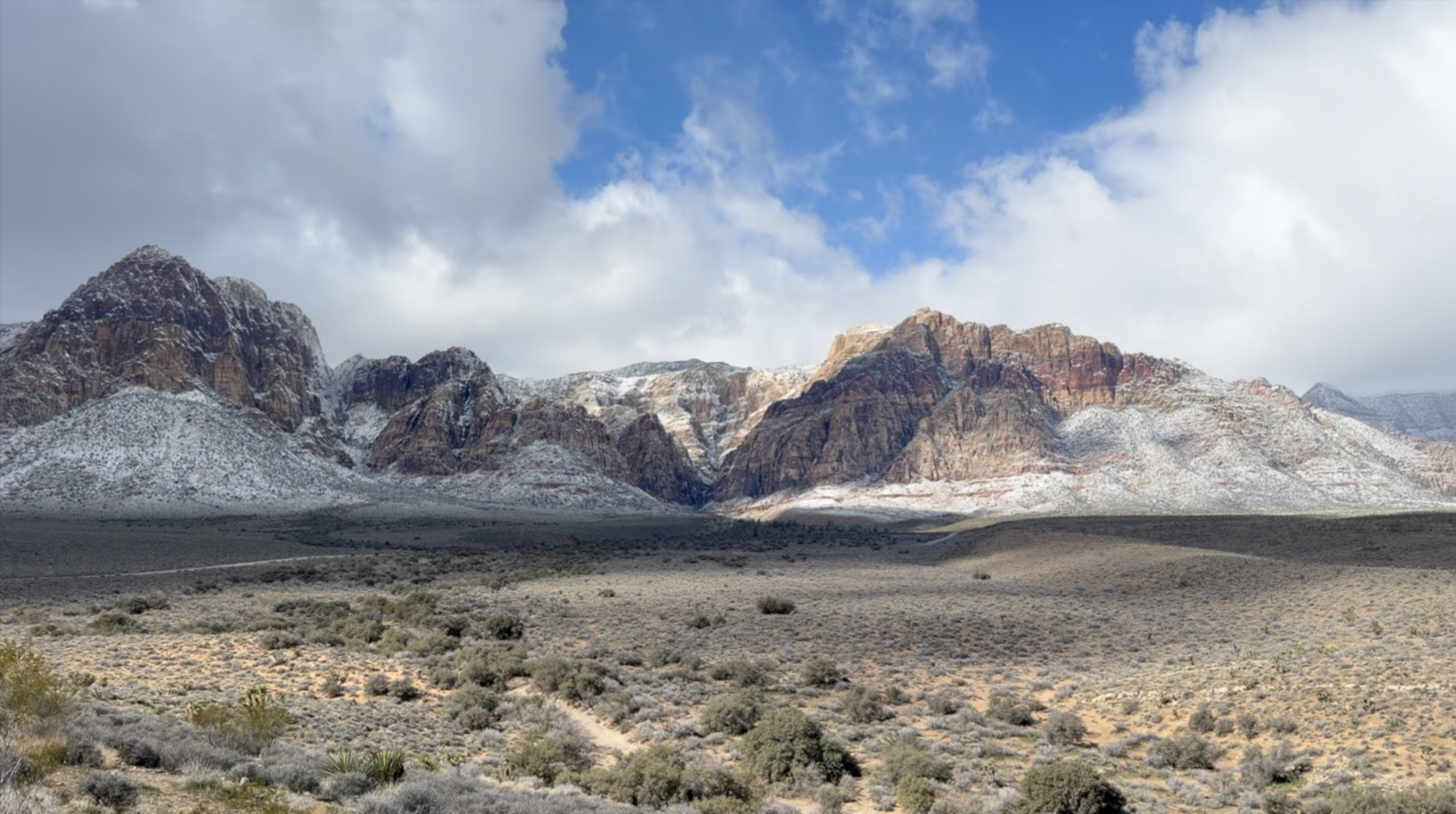 Red Rock snow
