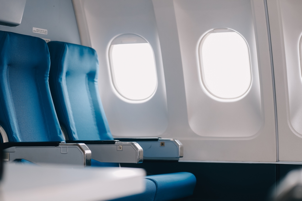 Airplane window seat 