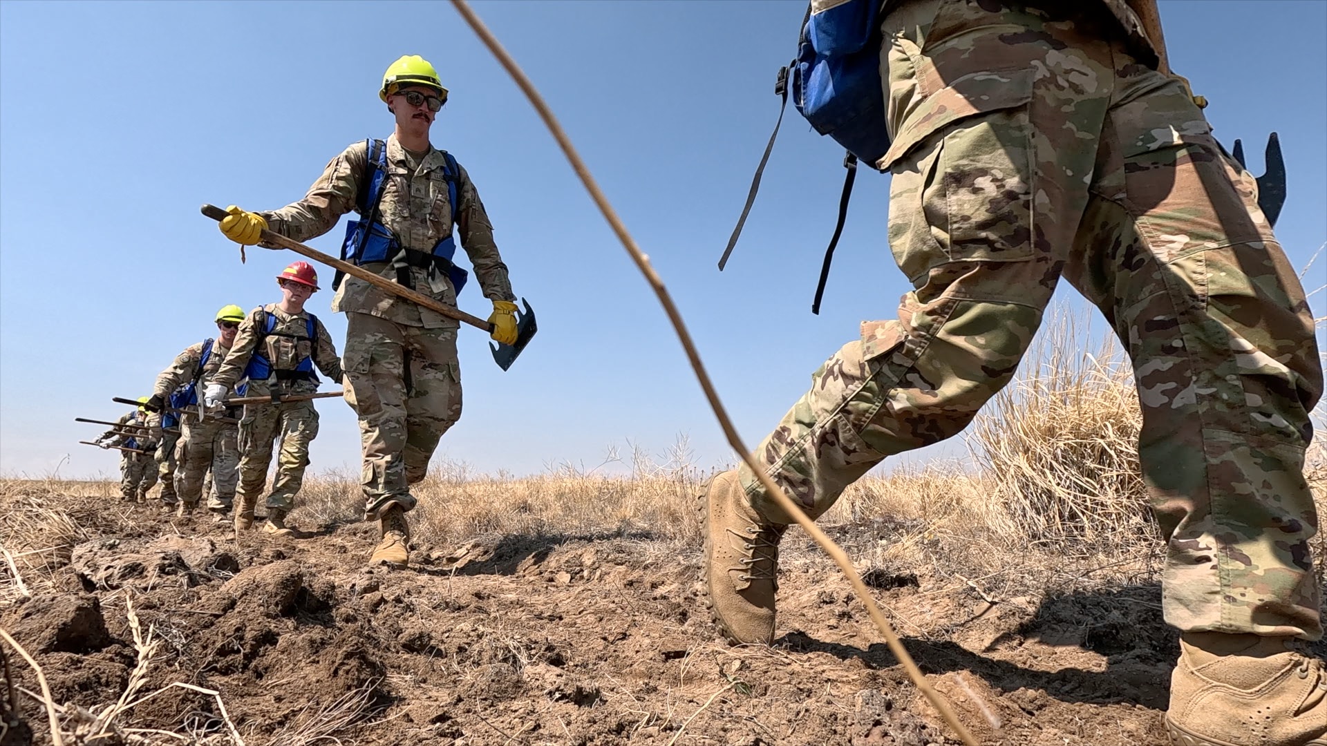 Idaho National Guardsmen Firefighters