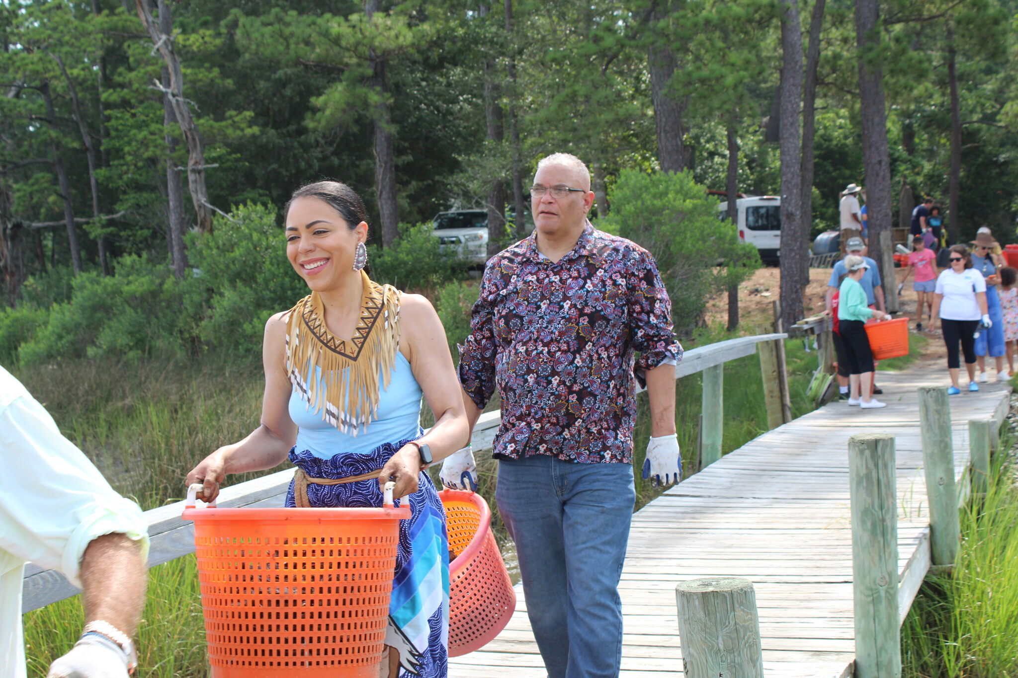 nansemond oyster project photos with Chief.jpg