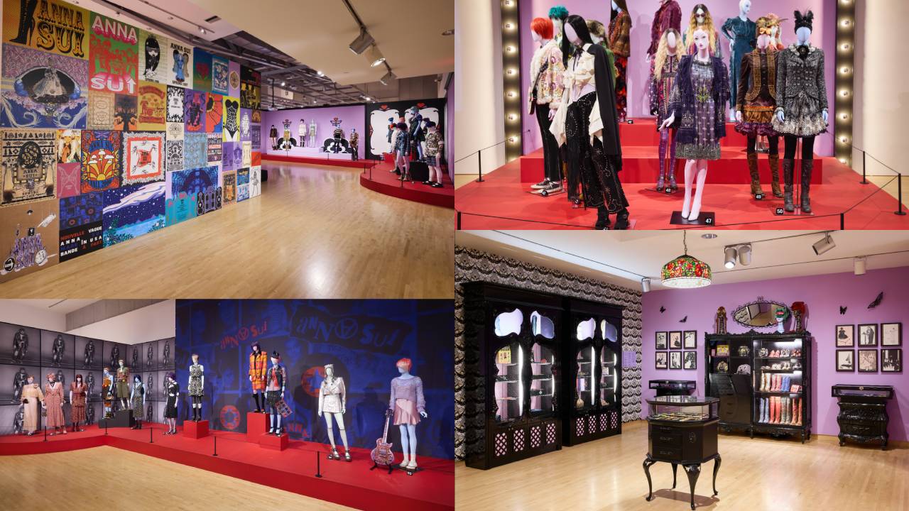 Inside the installation of ‘The World of Anna Sui.’ 