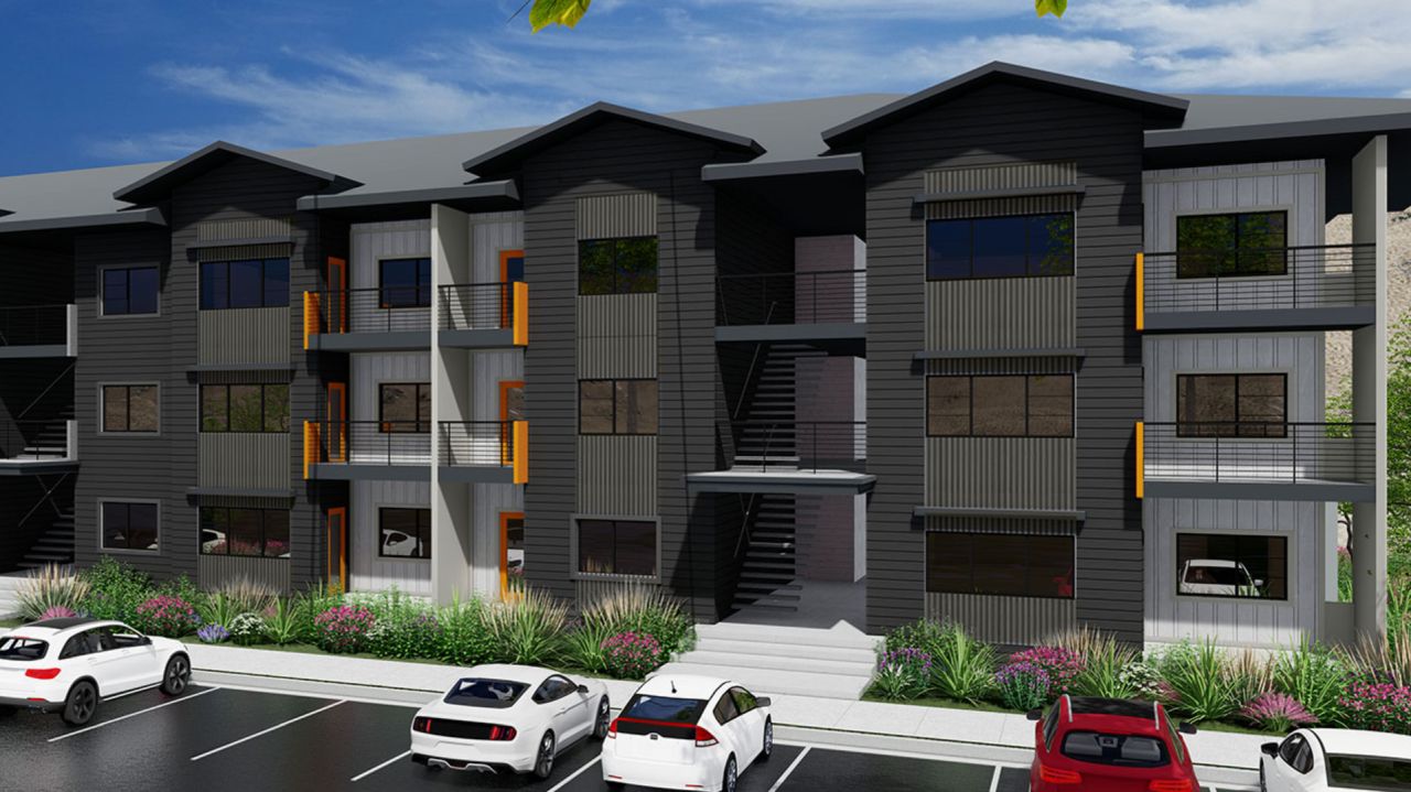 Rendering of the Arc Apartments in Great Falls