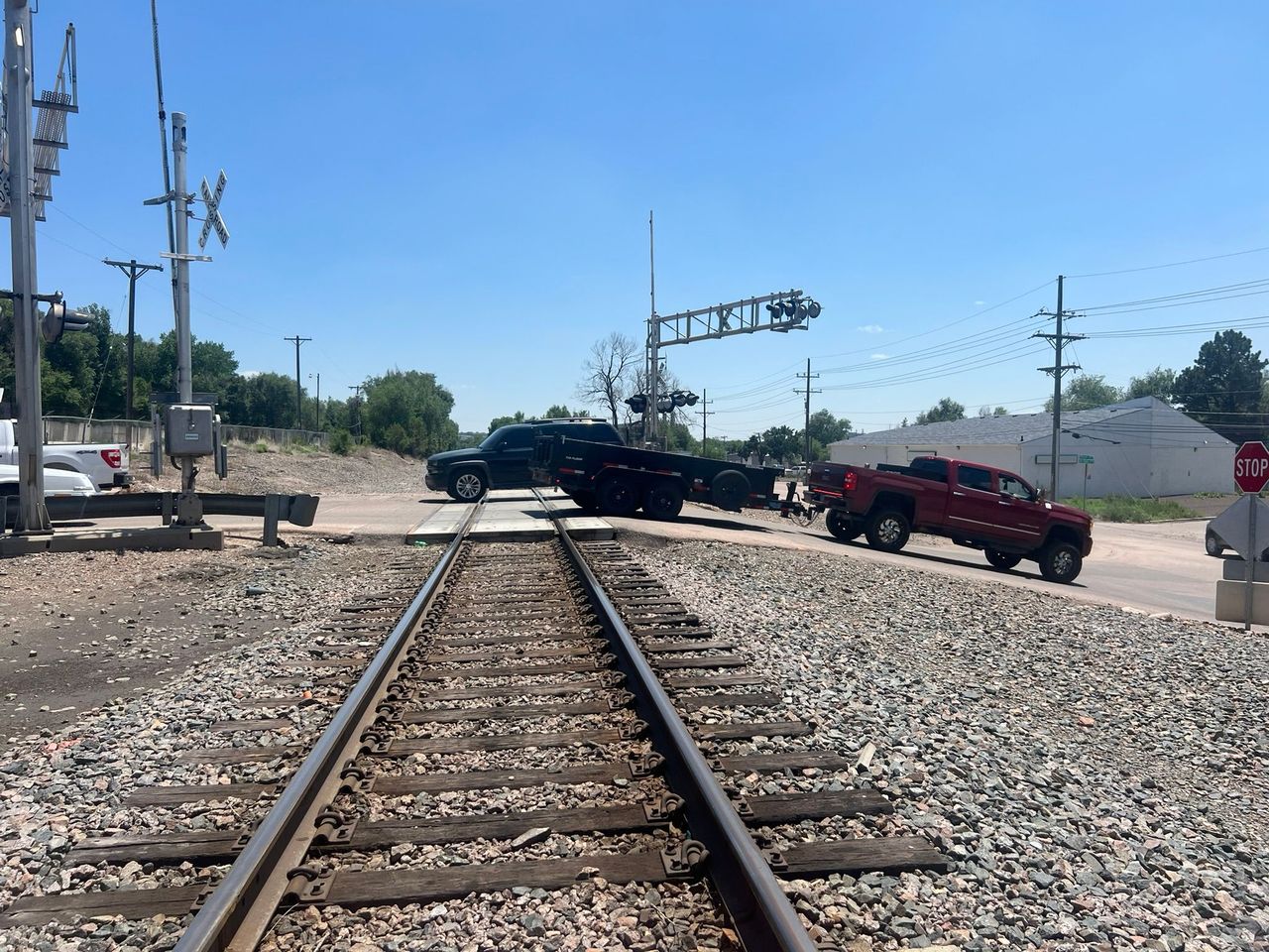 Royer Street Railroad Crossing