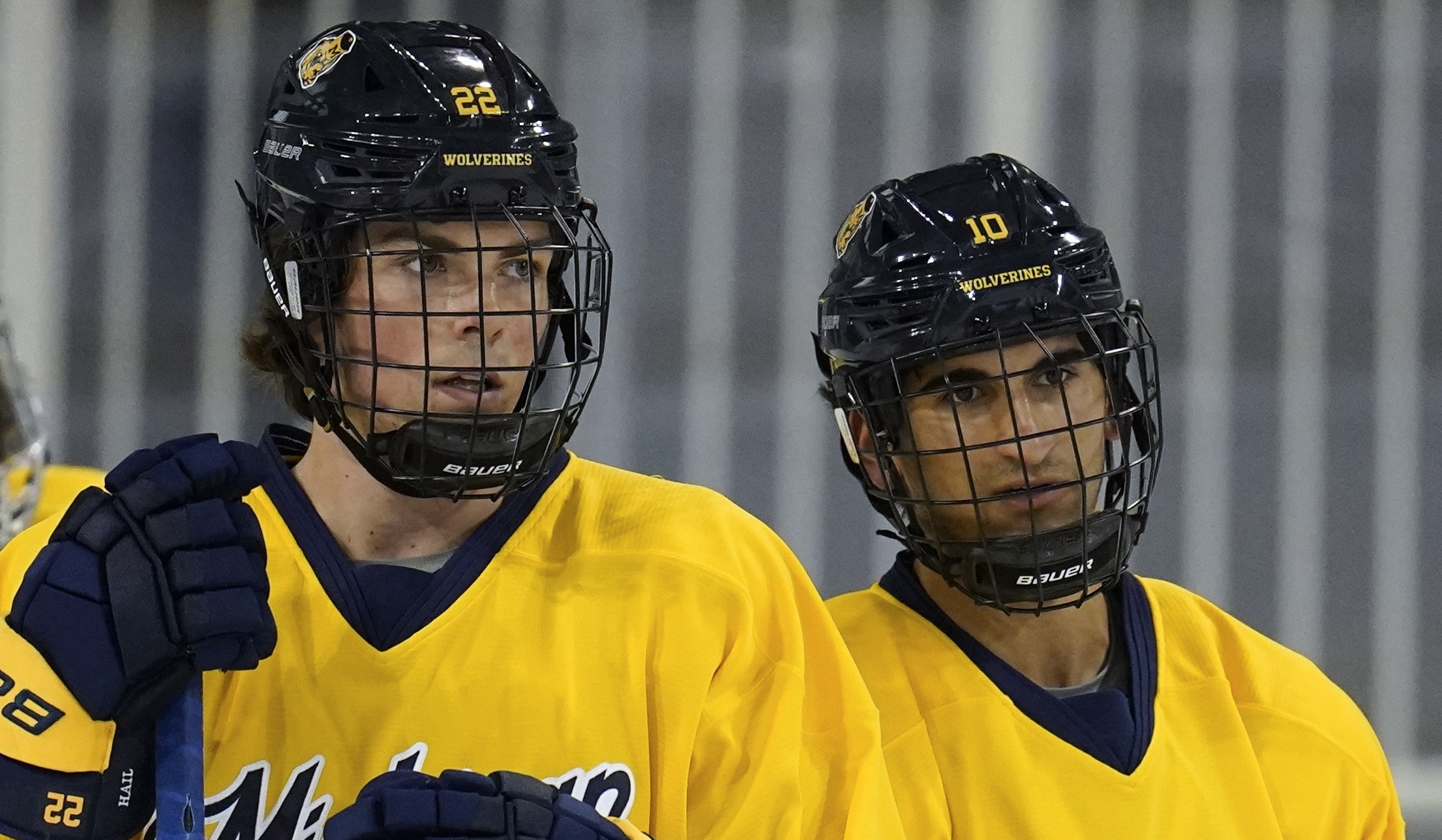 FILE Owen Power Matty Beniers Michigan Hockey