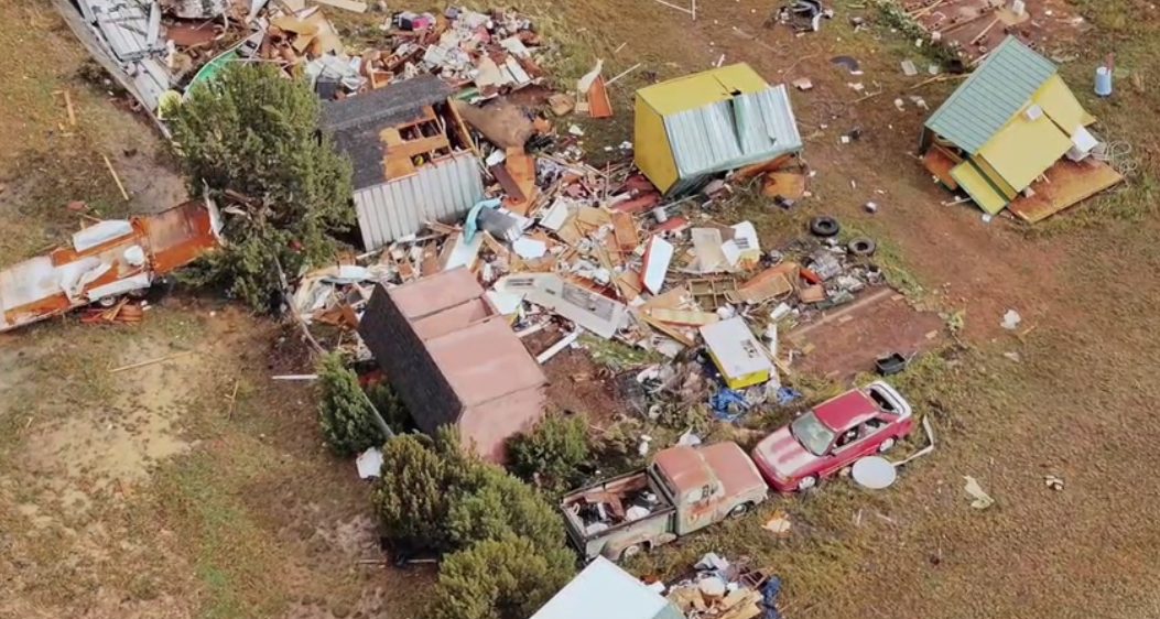 Heber Overgaard possible tornado damage