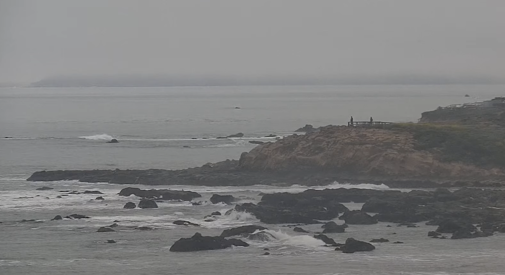Marine clouds in at Cambria on 4-27-23