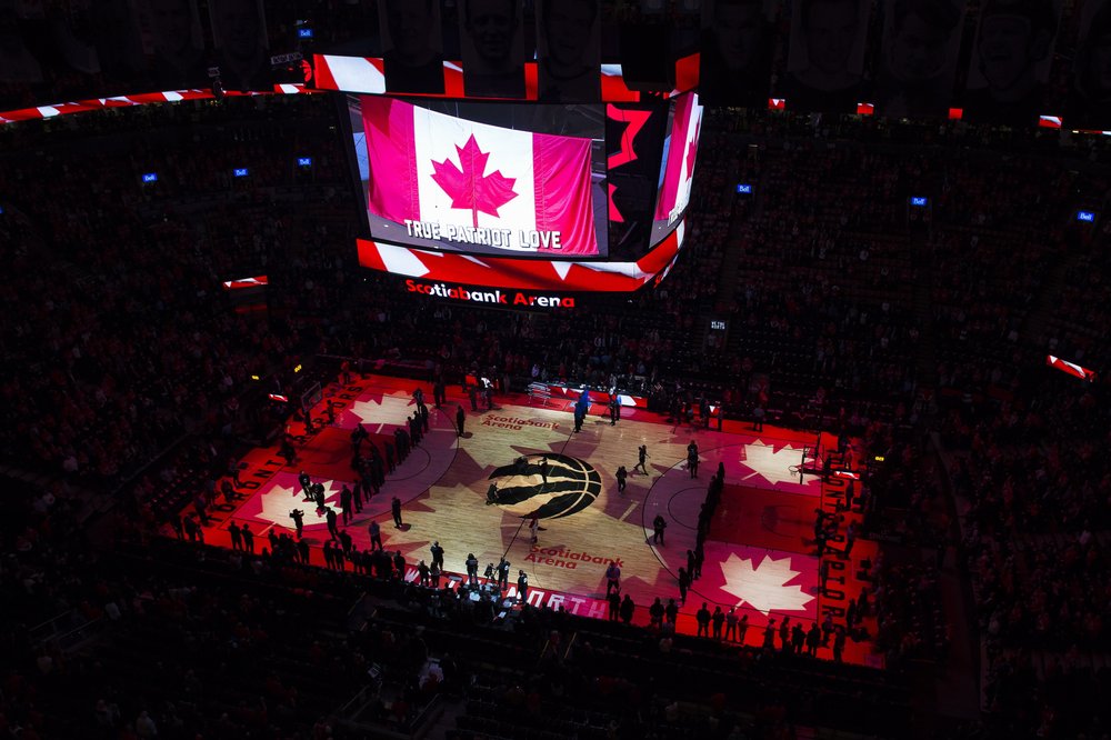 Scotiabank Arena, home of Toronto Raptors, in April 2019
