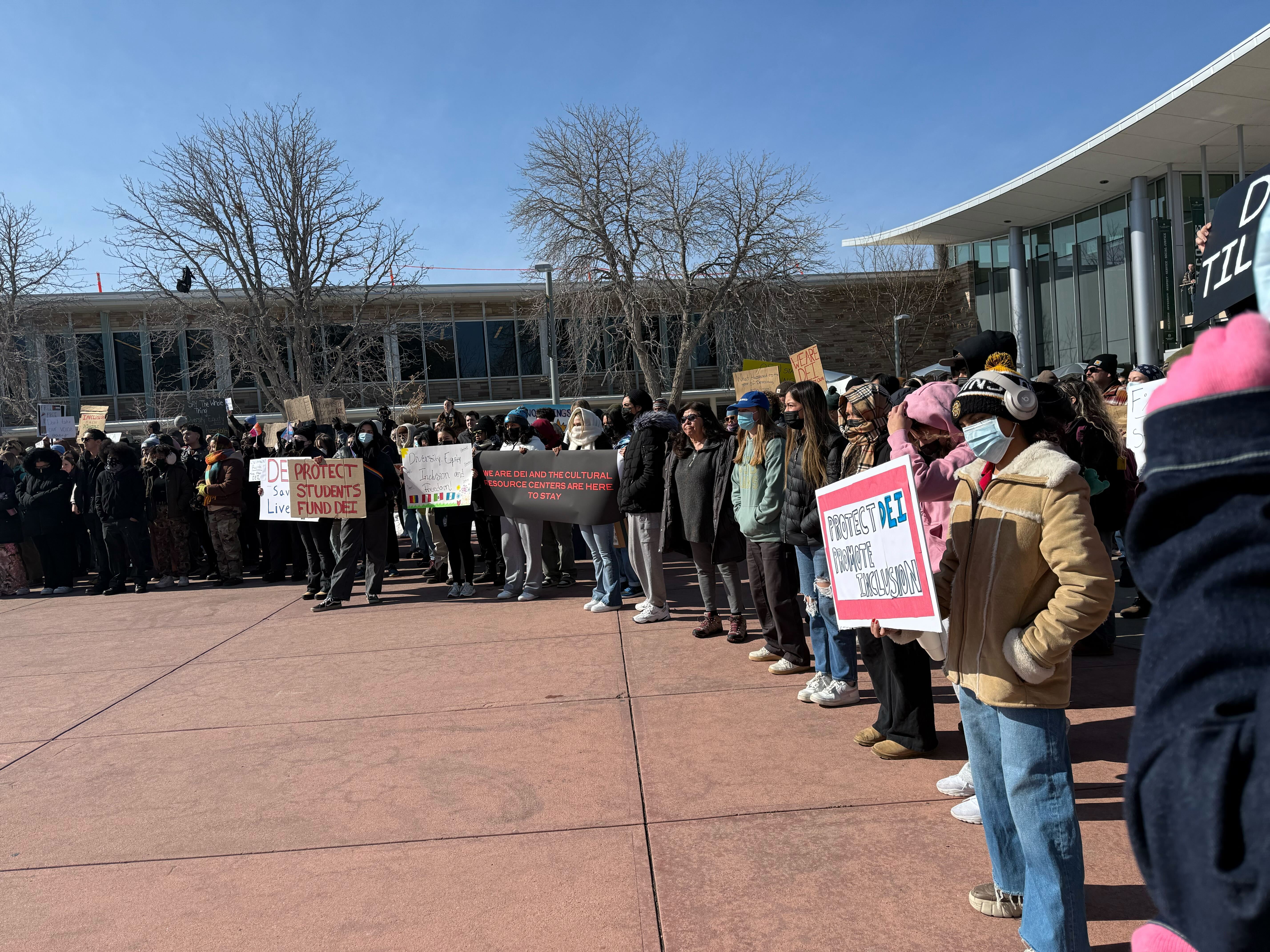 CSU DEI rally 2-19-25