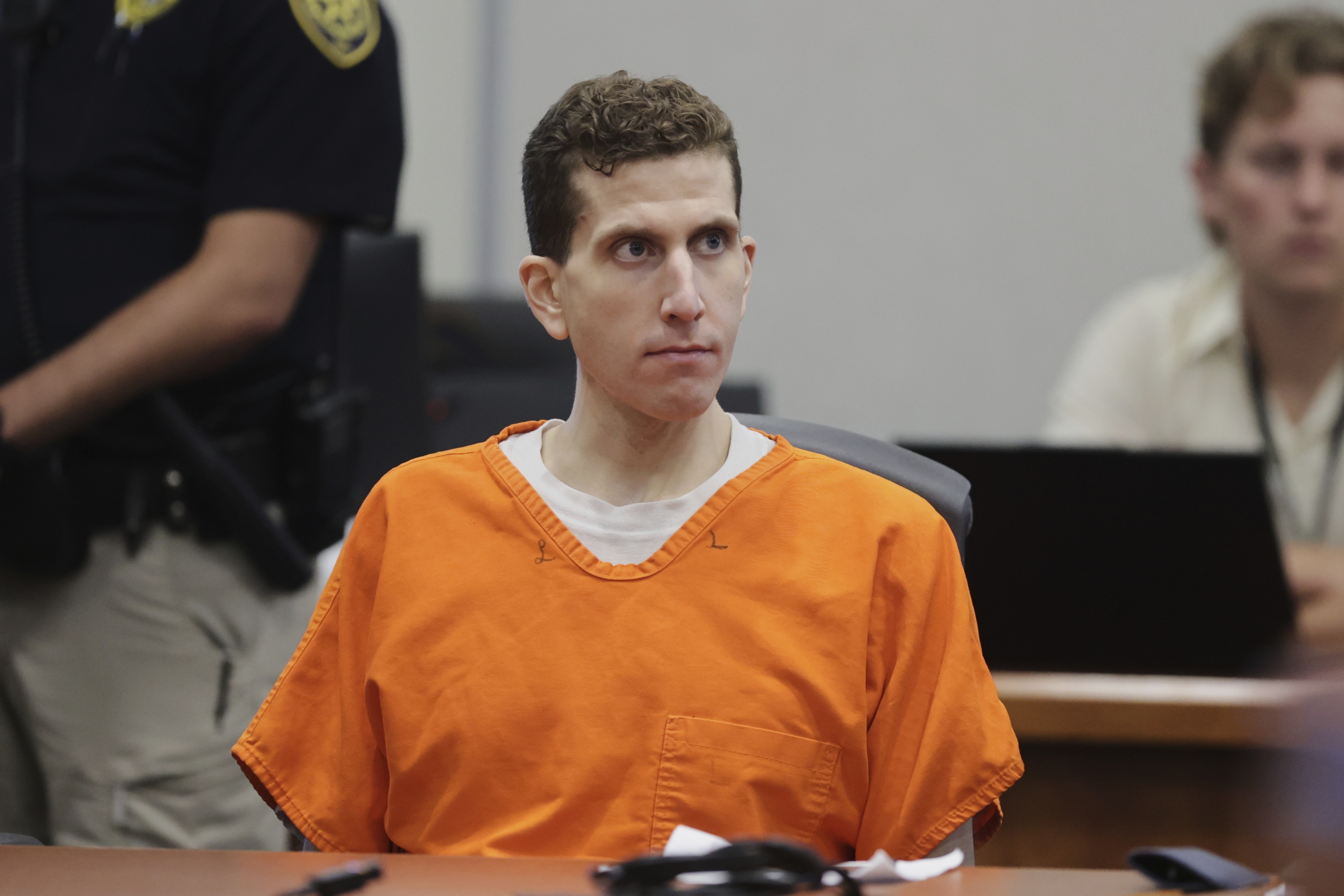 Bryan Kohberger appears at the Ada County Courthouse, for his sentencing hearing, Wednesday, July 23, 2025, in Boise, Idaho, for brutally stabbing four University of Idaho students to death nearly three years ago. 