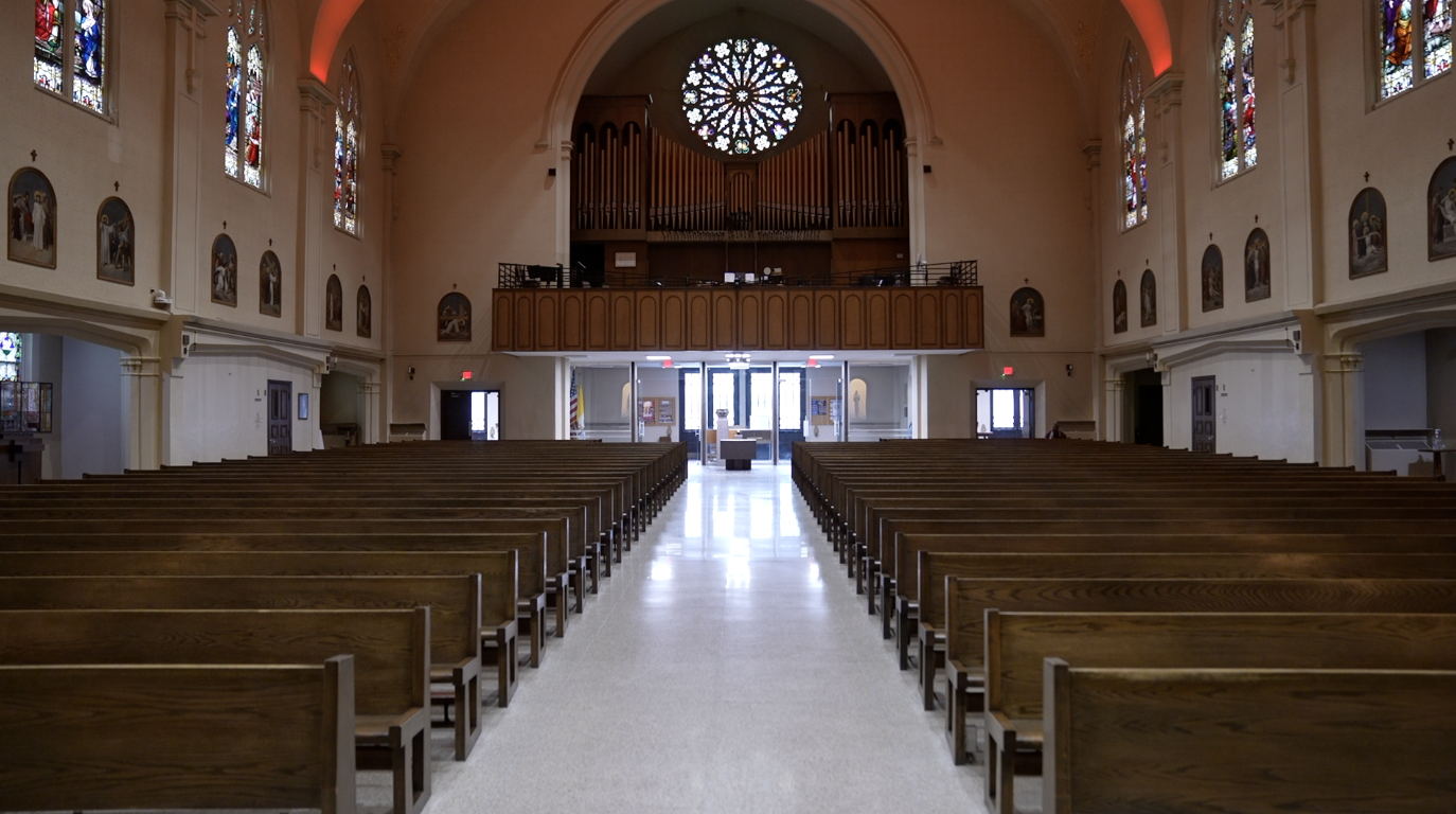 Saint Mary Cathedral in downtown Lansing
