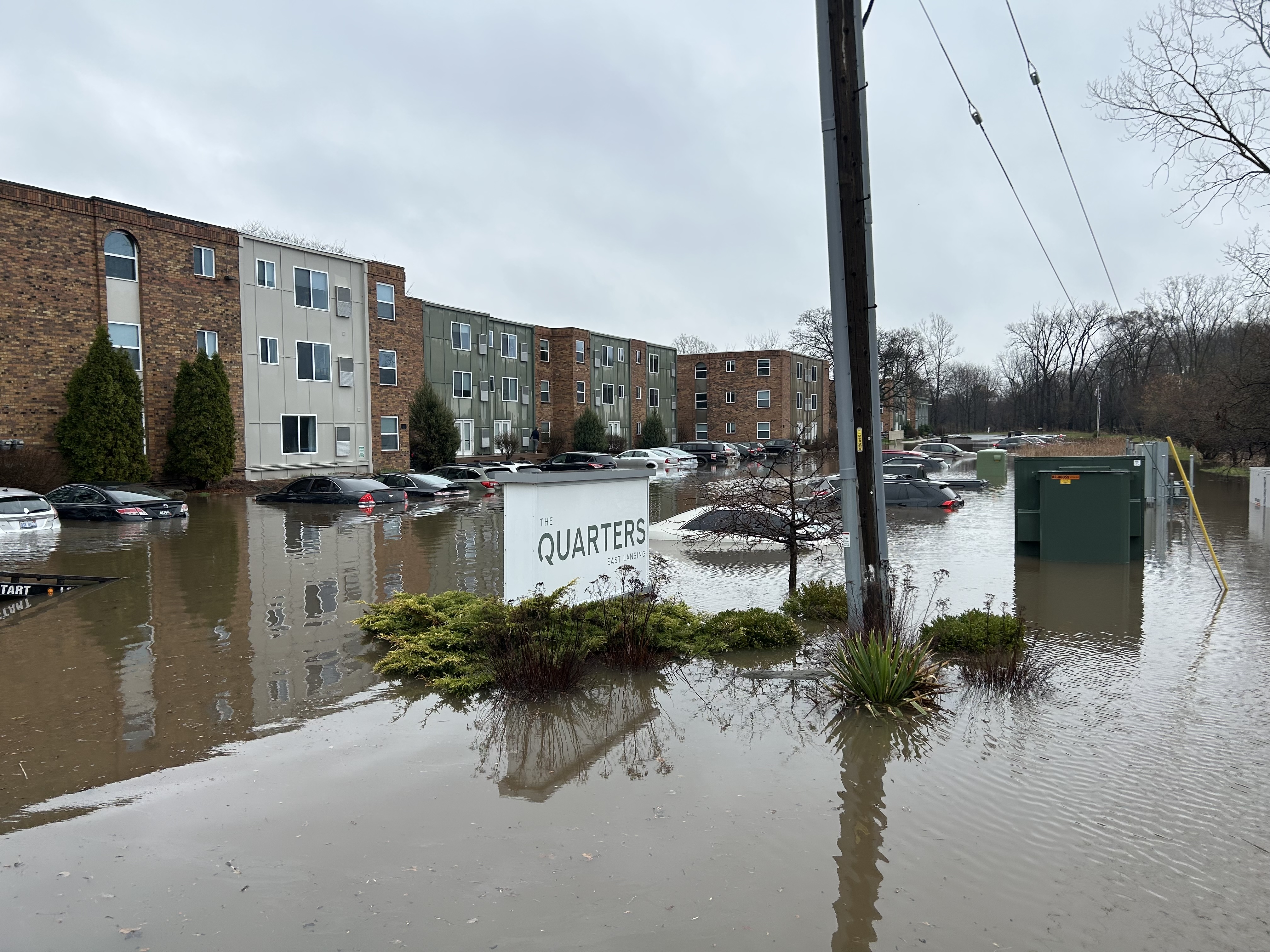 Flooding in East Lansing