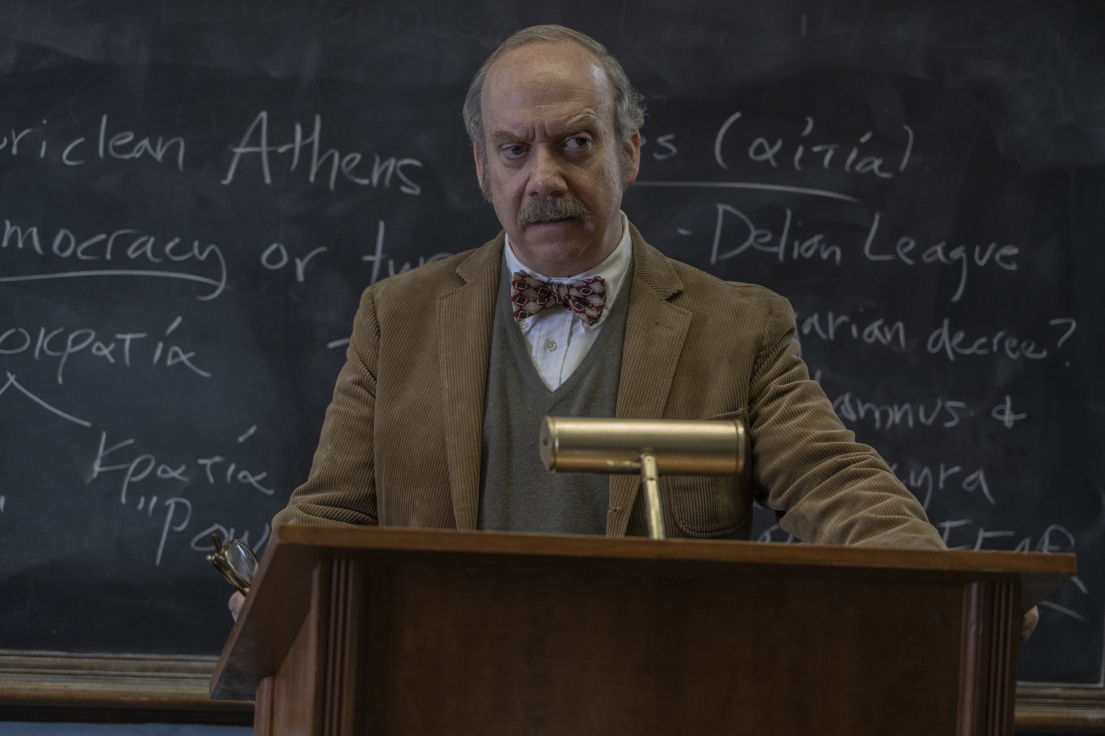 Paul Giamatti in scene from 'The Holdovers'