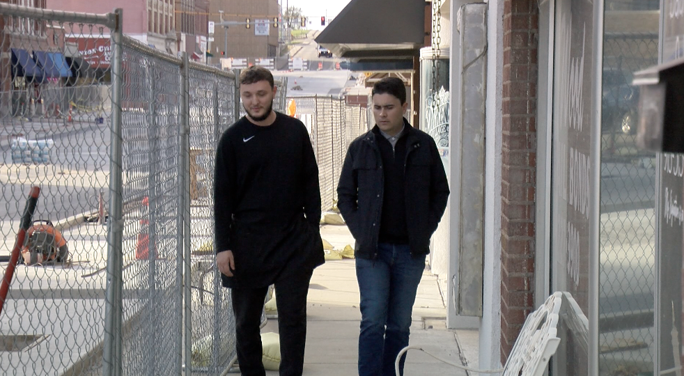 Brodie listens to TC Abazha