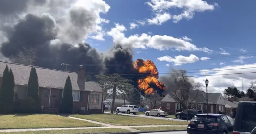 Tanker Explosion on US 15 at Rosemont Avenue