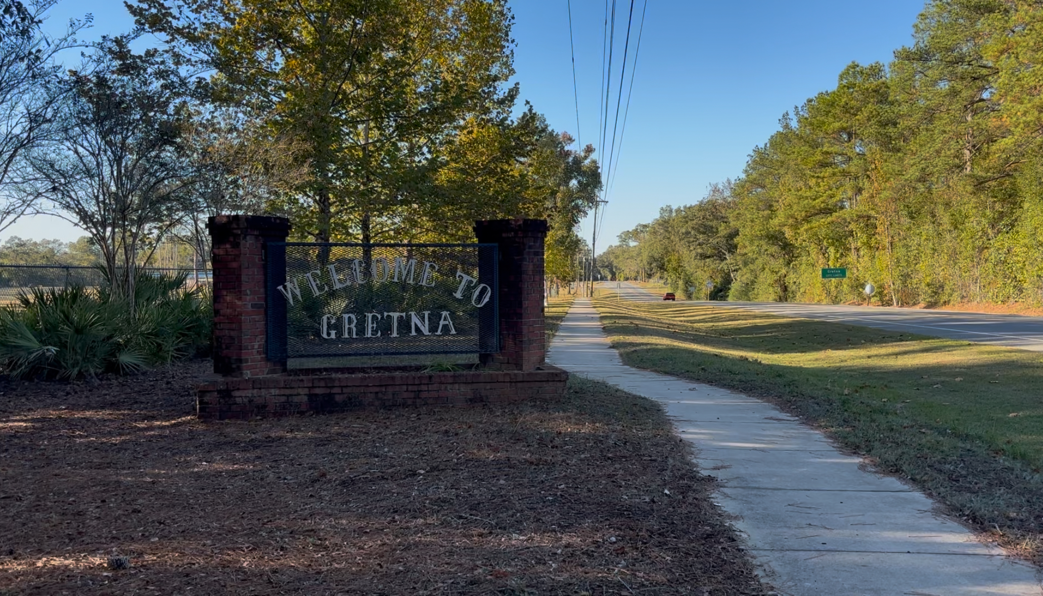 GRETNA SIGN