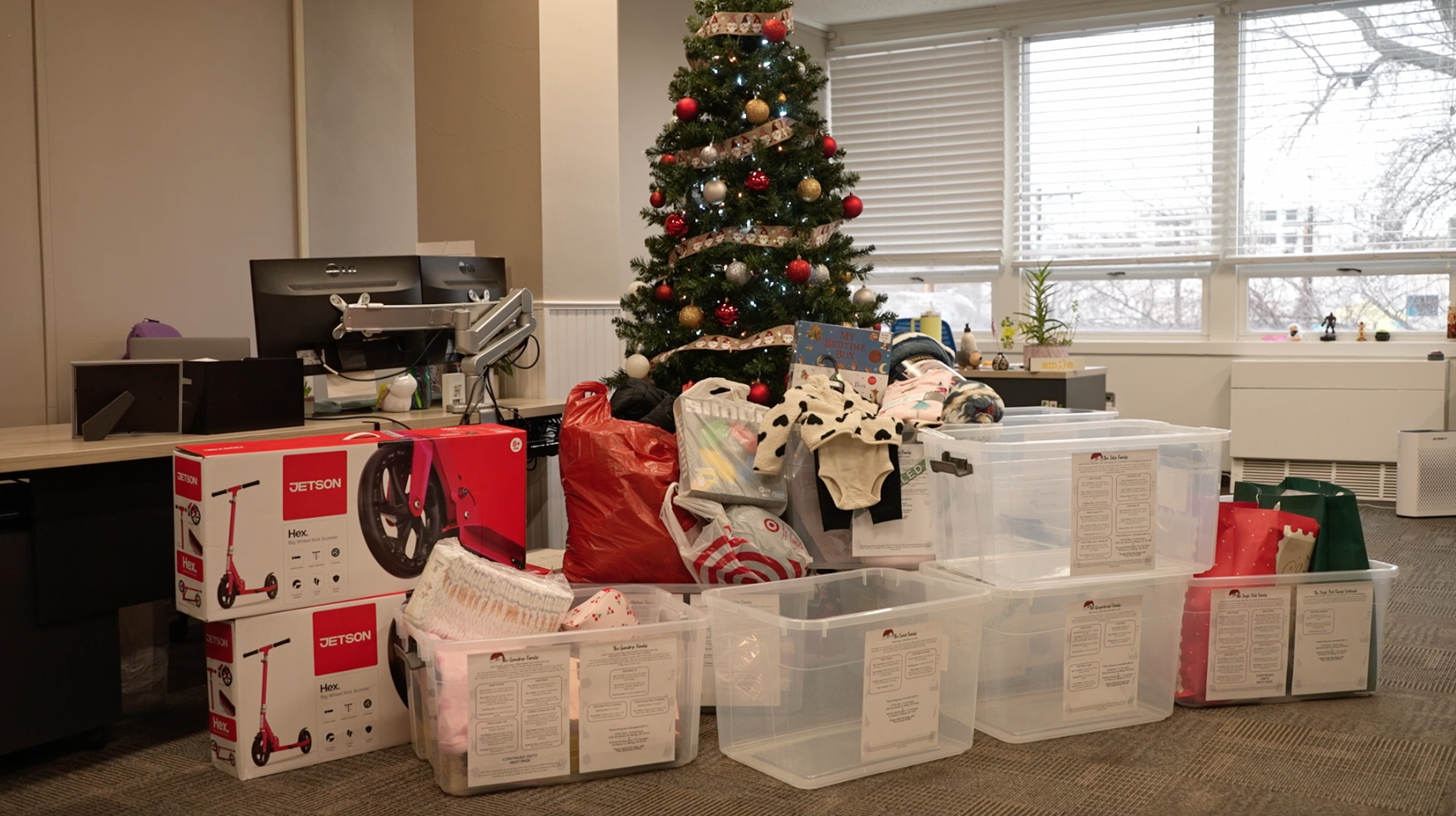 KTVQ's Adopt a Family, Christmas donations 