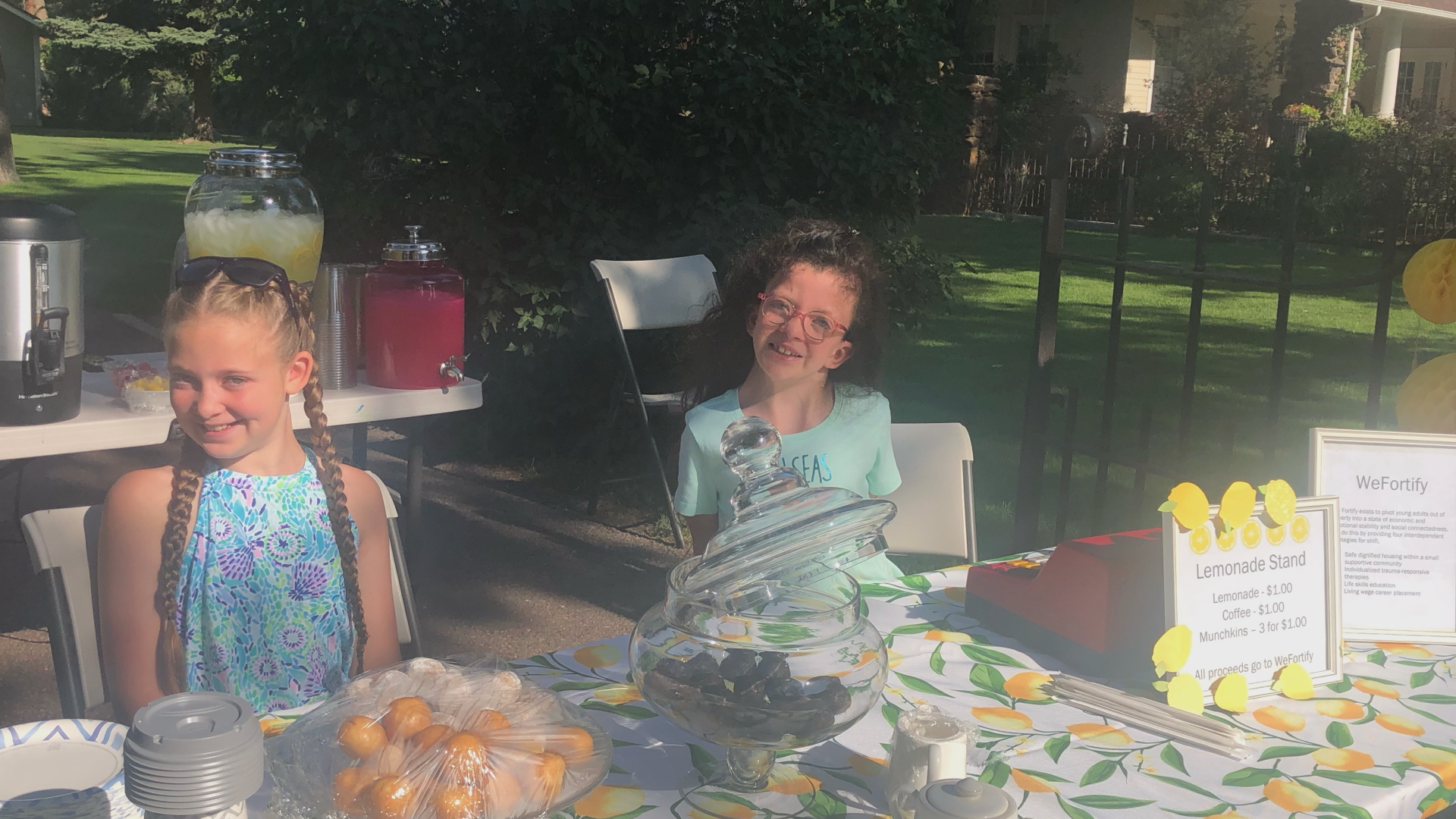 Young sisters raise money to help build houses for the homeless 