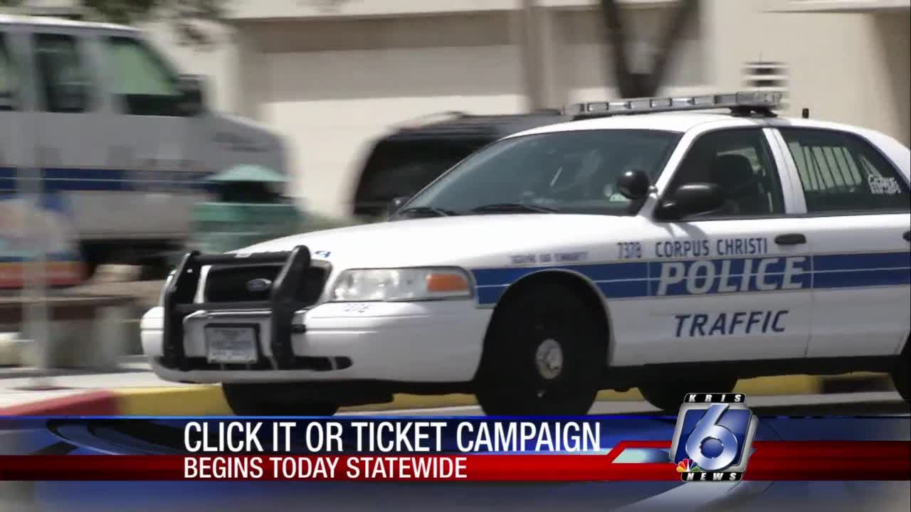 Click It or Ticket campaign across Texas through June 6