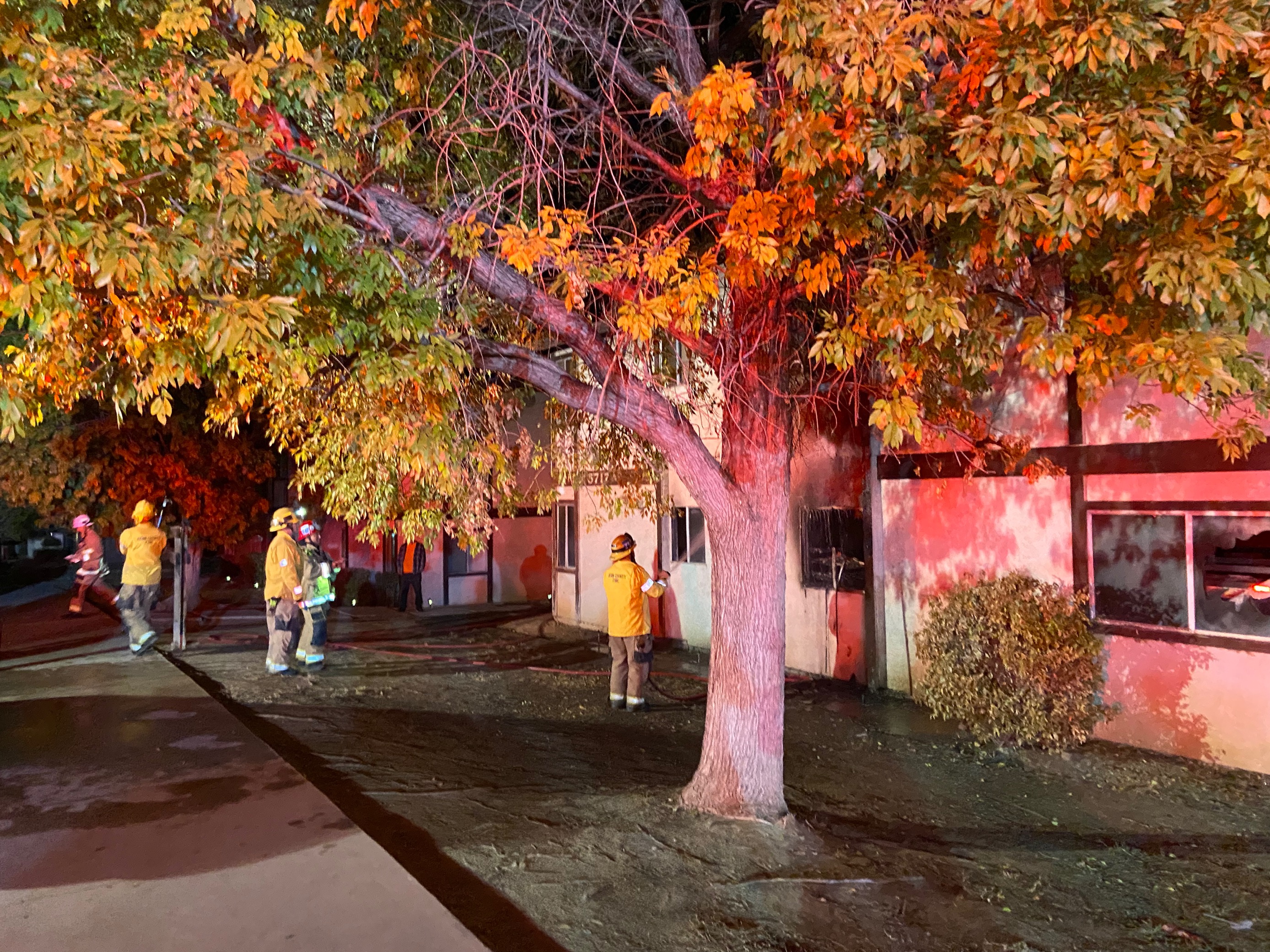 Structure fire on Fairfax rd October 22, 2021
