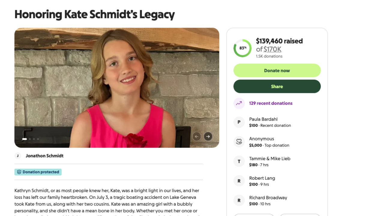 Kate Schmidt GoFundMe