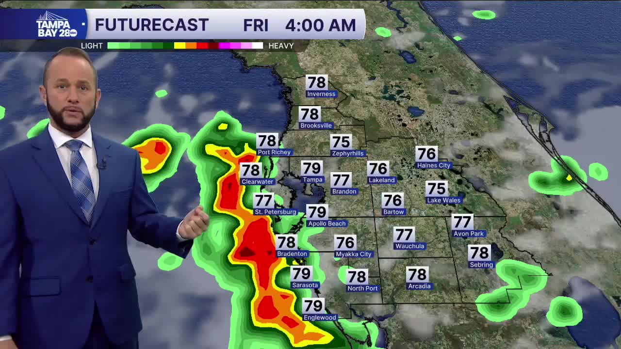 Forecast: Low pressure to bring decent rain chances through Monday