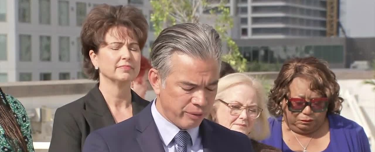 Rob Bonta speaks on sexual assault portal