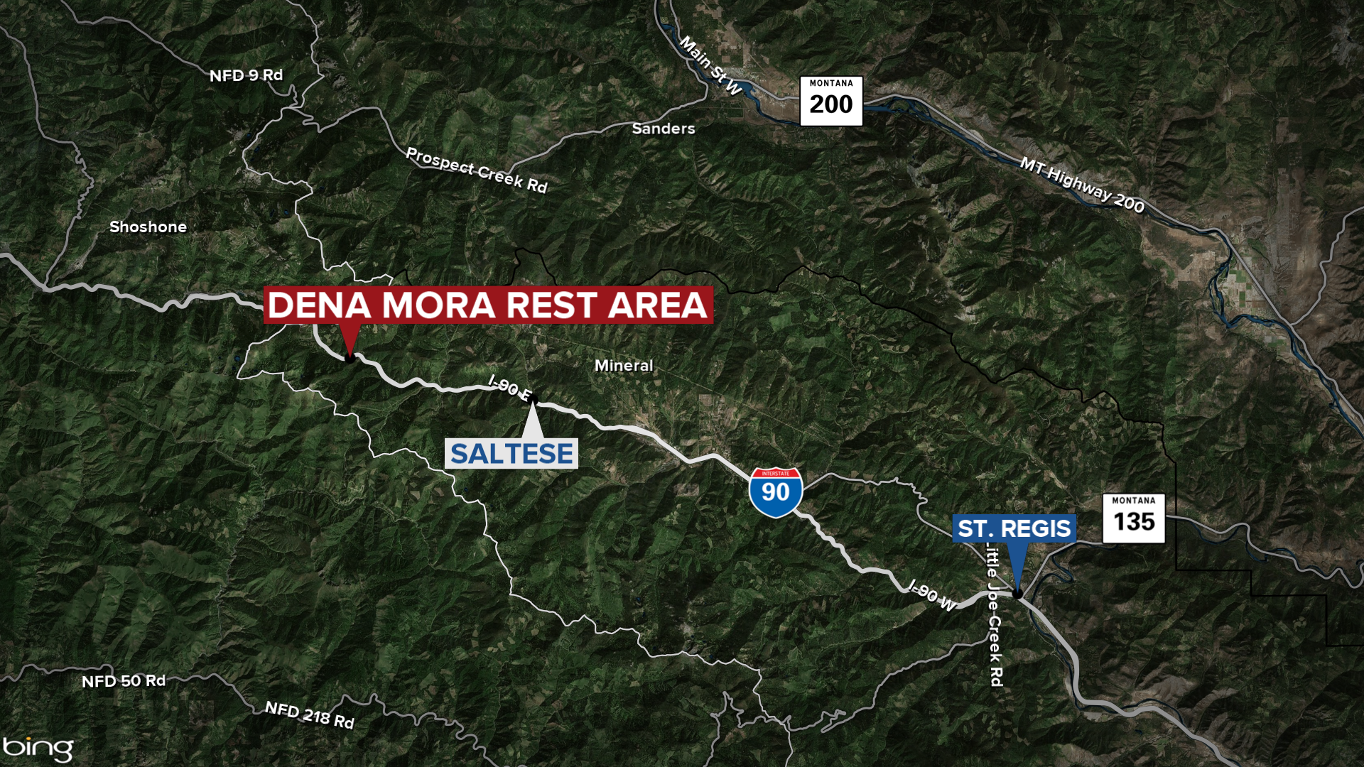 Mineral County Human Remains Map