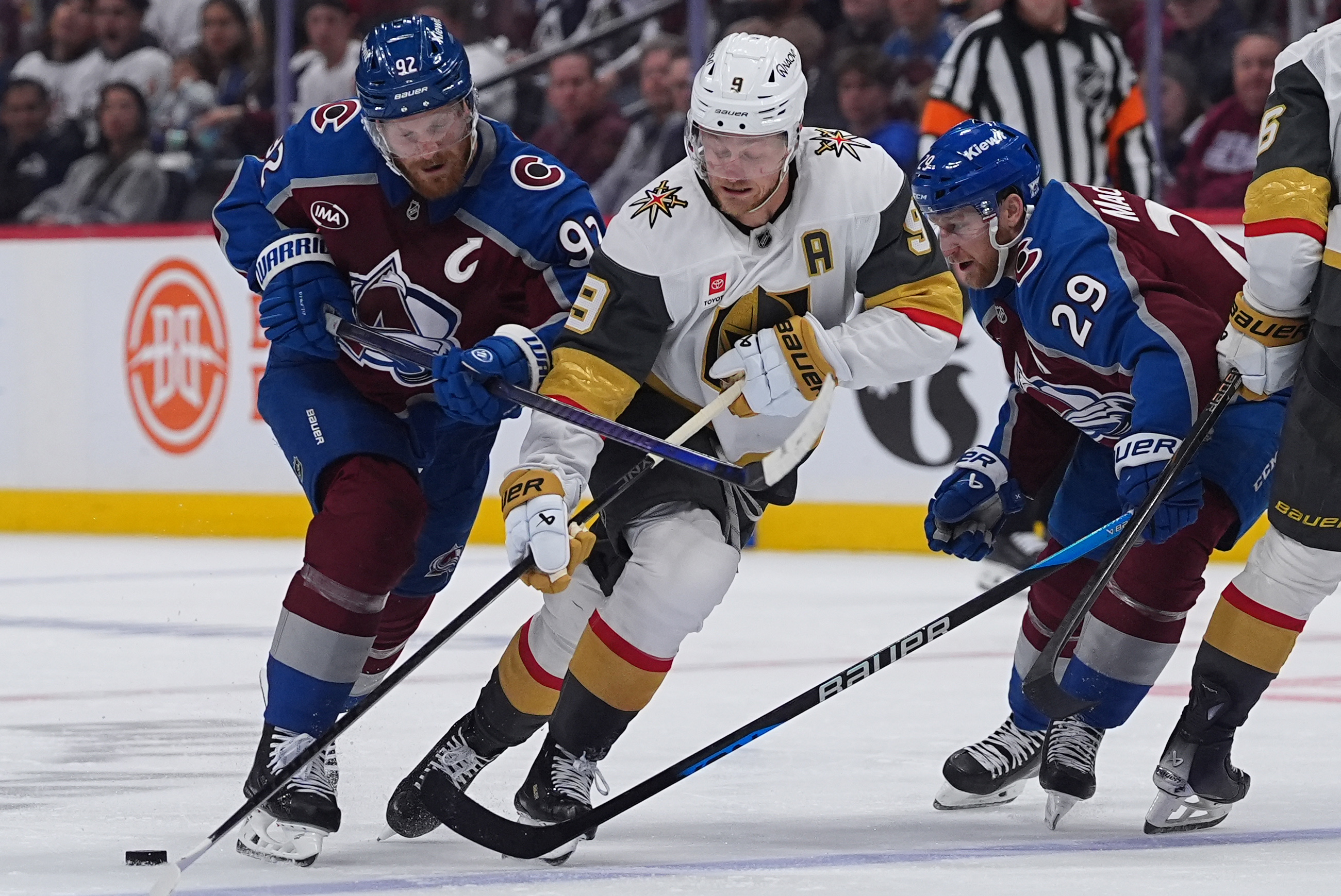 Golden Knights Avalanche Hockey