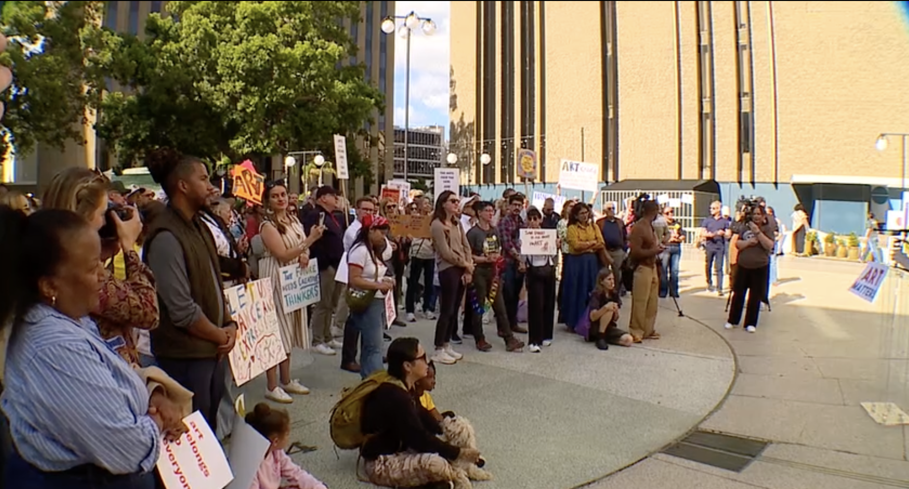 arts culture budget rally 