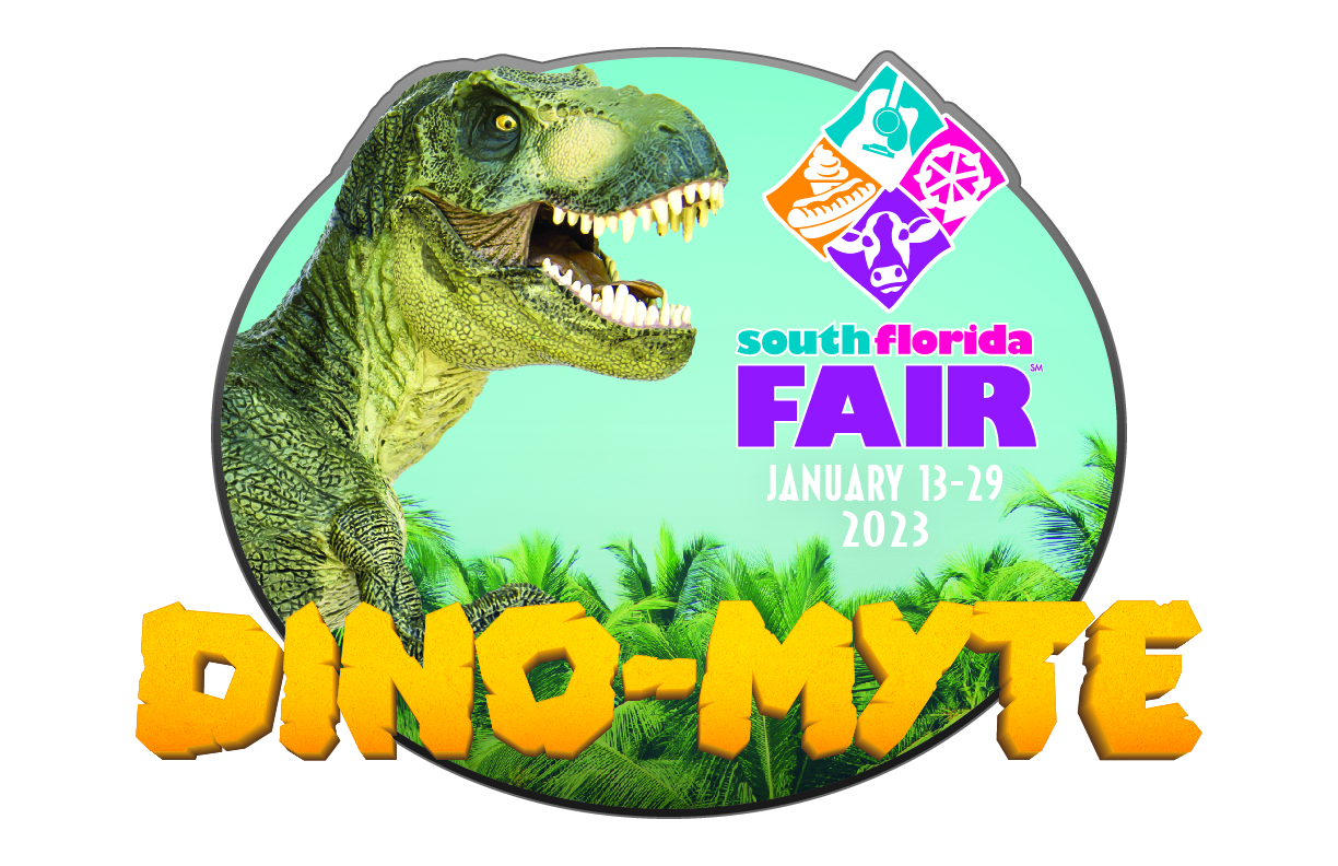 The 2023 South Florida Fair's theme will be "Dino-Myte."  The three-weekend event will be full of Dinosaur-themed interactions.