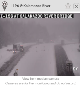 I-196 at Kalamazoo River Bridge - Semi jack-knifed.png