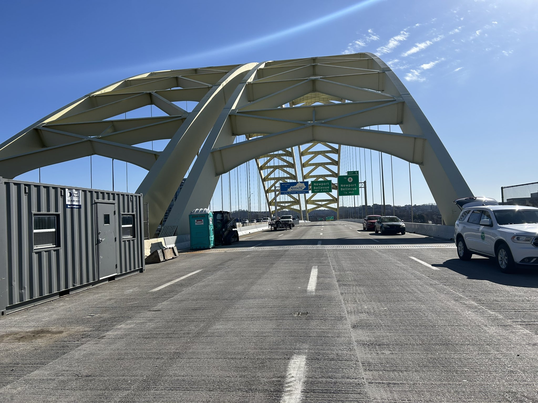 Big Mac Bridge just before reopening