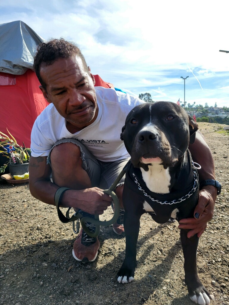 Local man reunites with emotional support dog