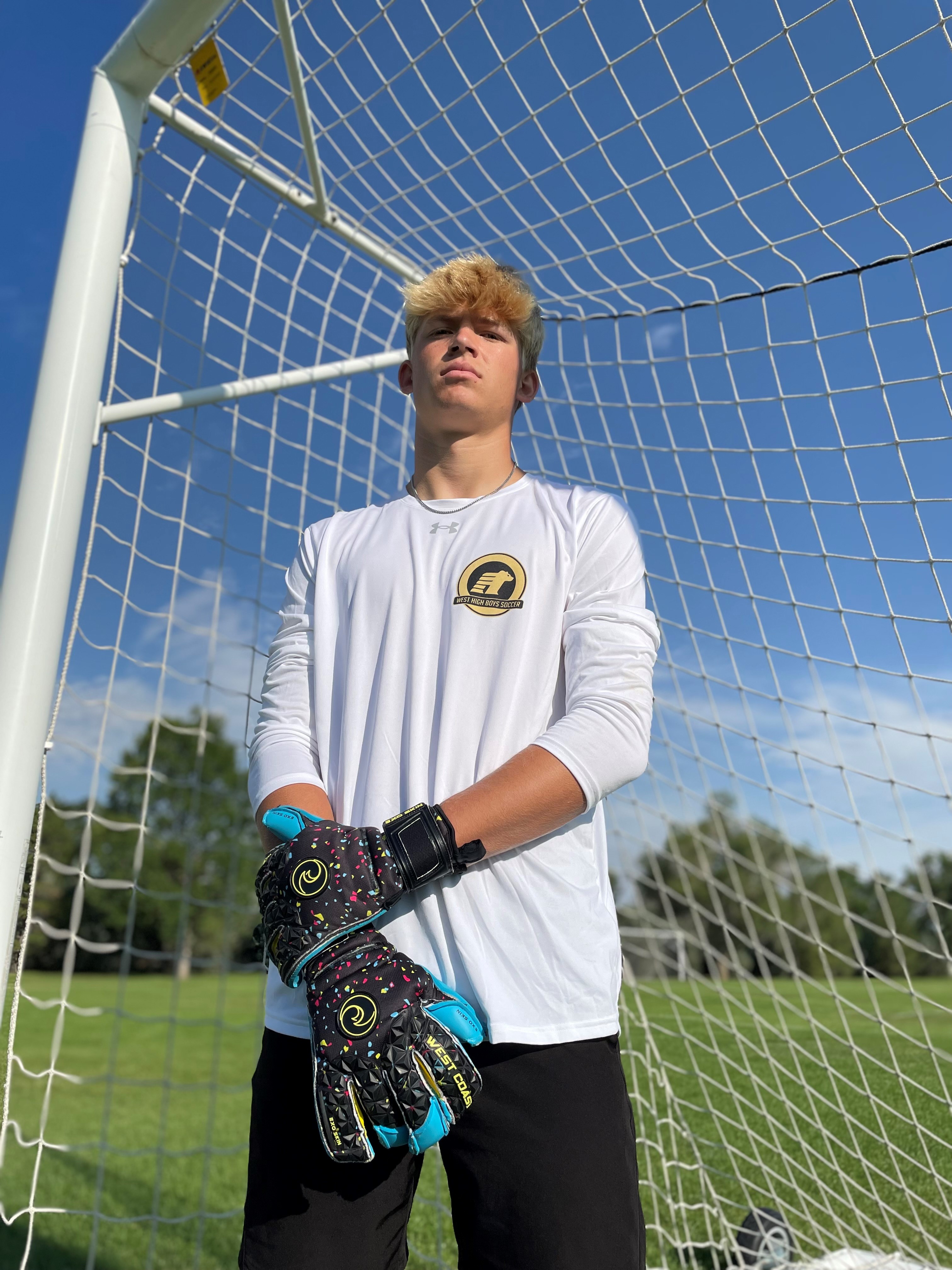 Billings West goalkeeper Brennen Ellis