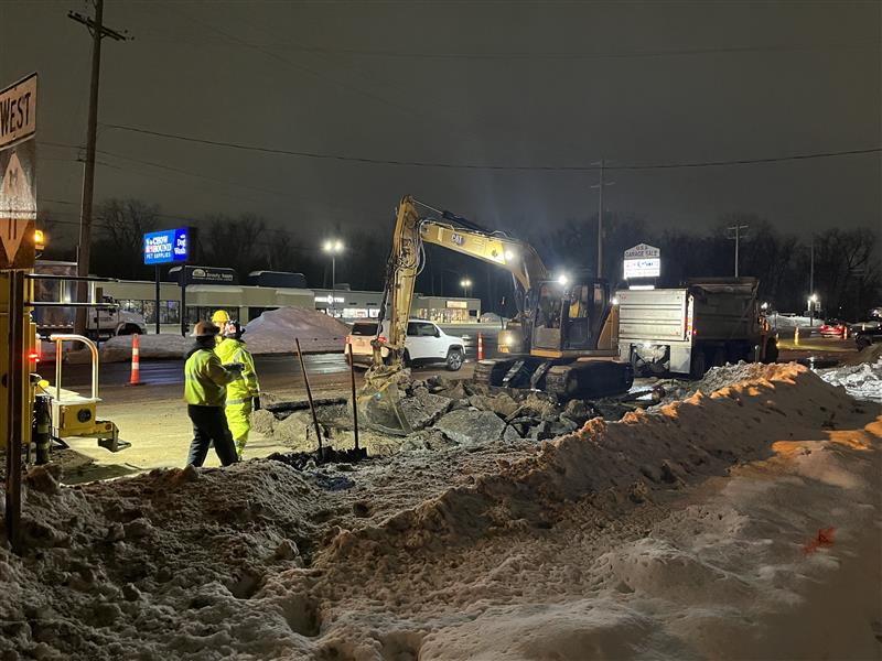 Water main break 28th eastern and union