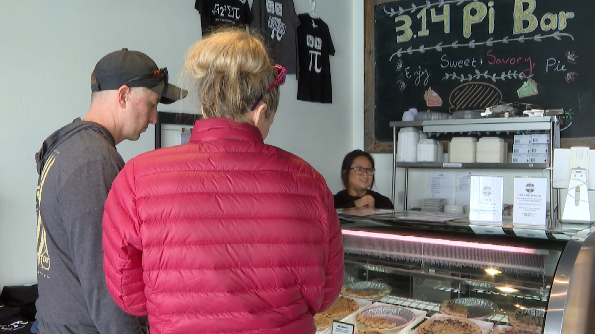 Business brave snowstorm