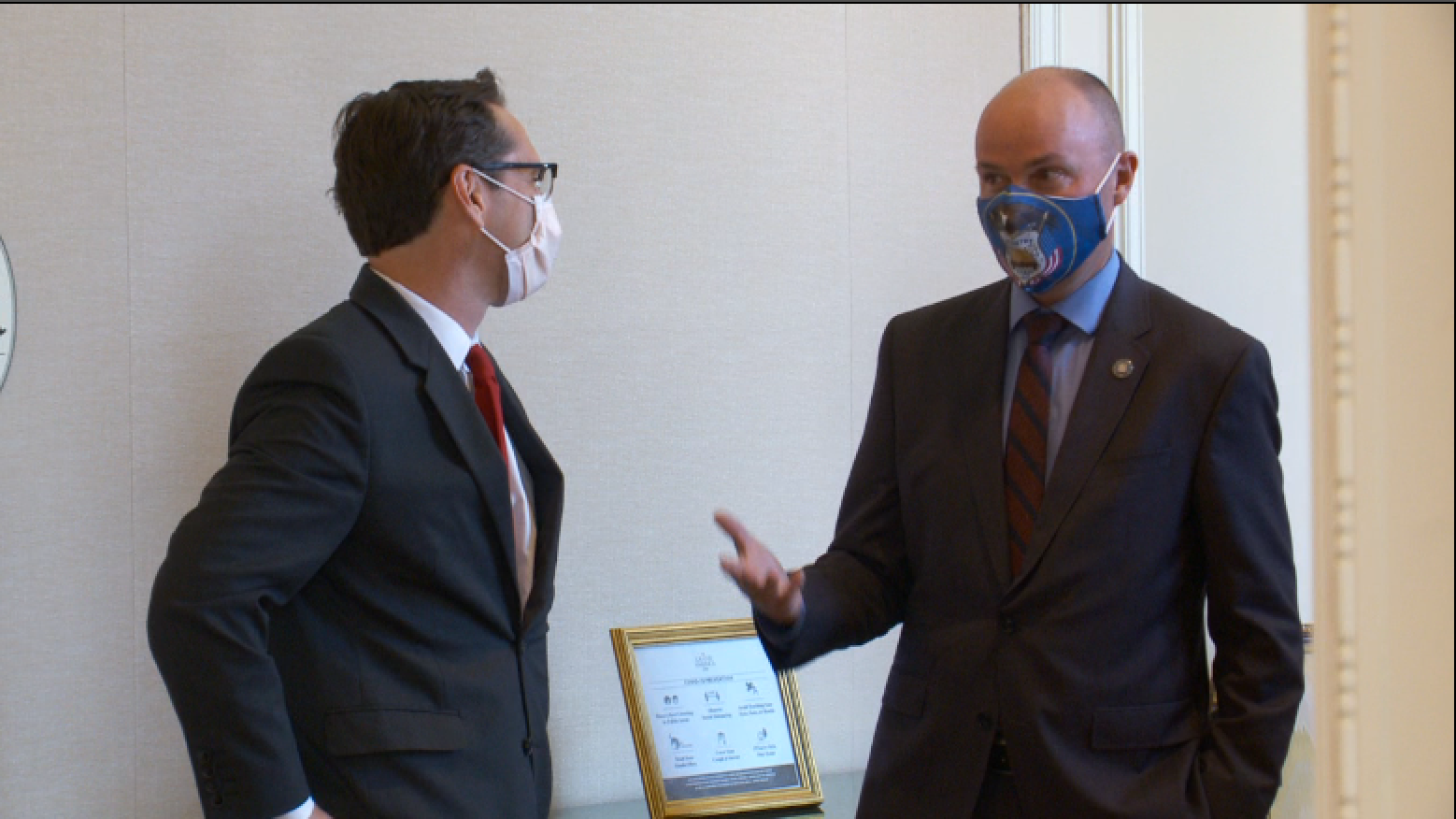 Spencer Cox face mask